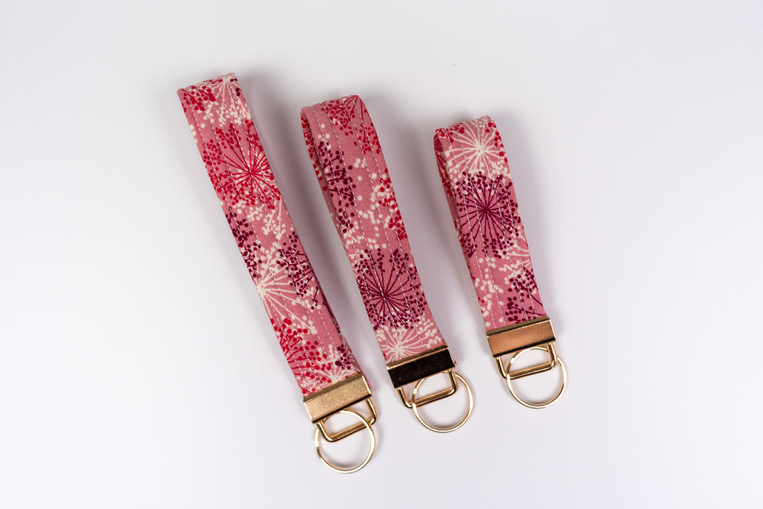 Keychains - Pink Dandelions
