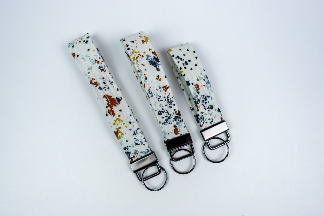 Keychains - Black Paint Splatter