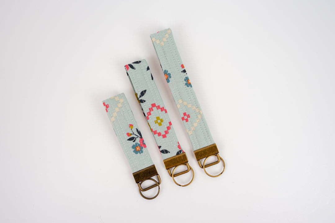 Keychains - Blue Aztec