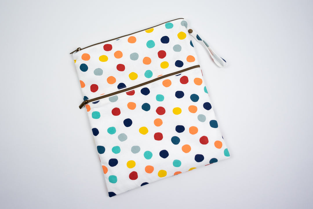 Large Deluxe Wet/Dry Bag - Polka Dot