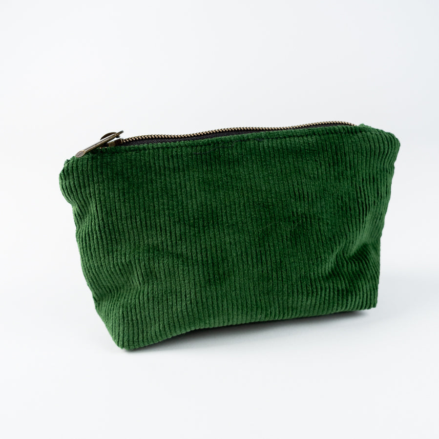 Small Wedge Bag - Emerald Corduroy