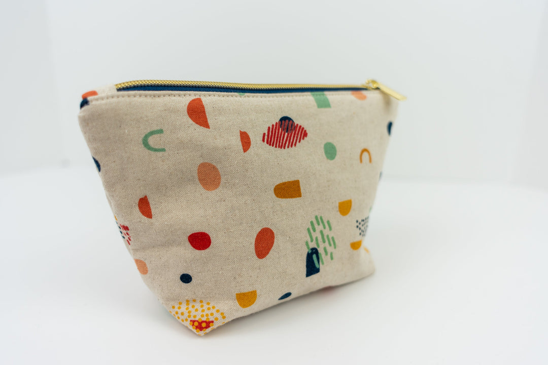 Flawed - Small Abstract Wedge Bag