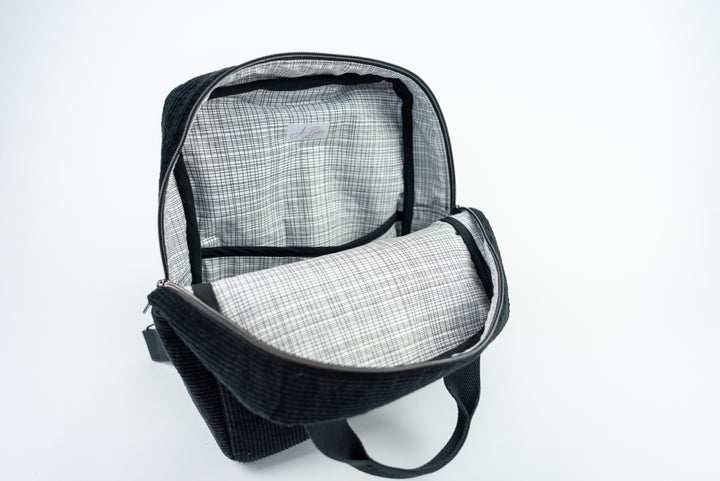 Walkabout Backpack - Black Corduroy