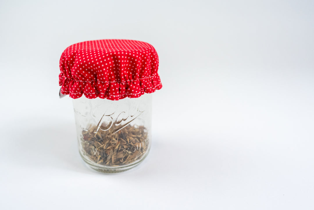 Reversible Bowl Cover – Strawberries