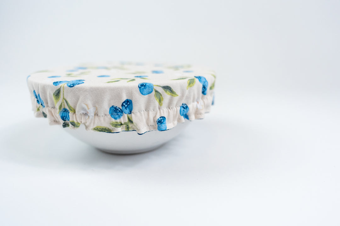 Reversible Bowl Cover – Blueberries