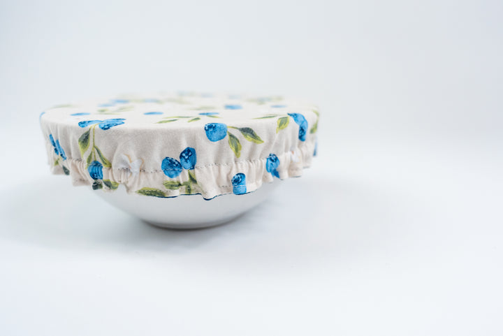 Reversible Bowl Cover – Blueberries