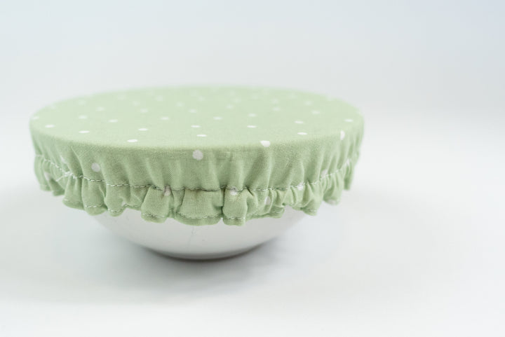 Reversible Bowl Cover – Green Geese