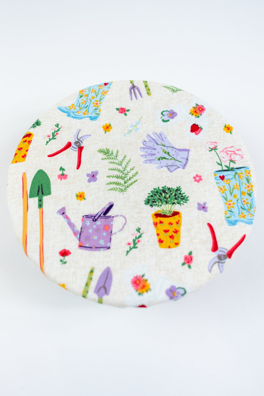 Reversible Bowl Cover – Garden Days