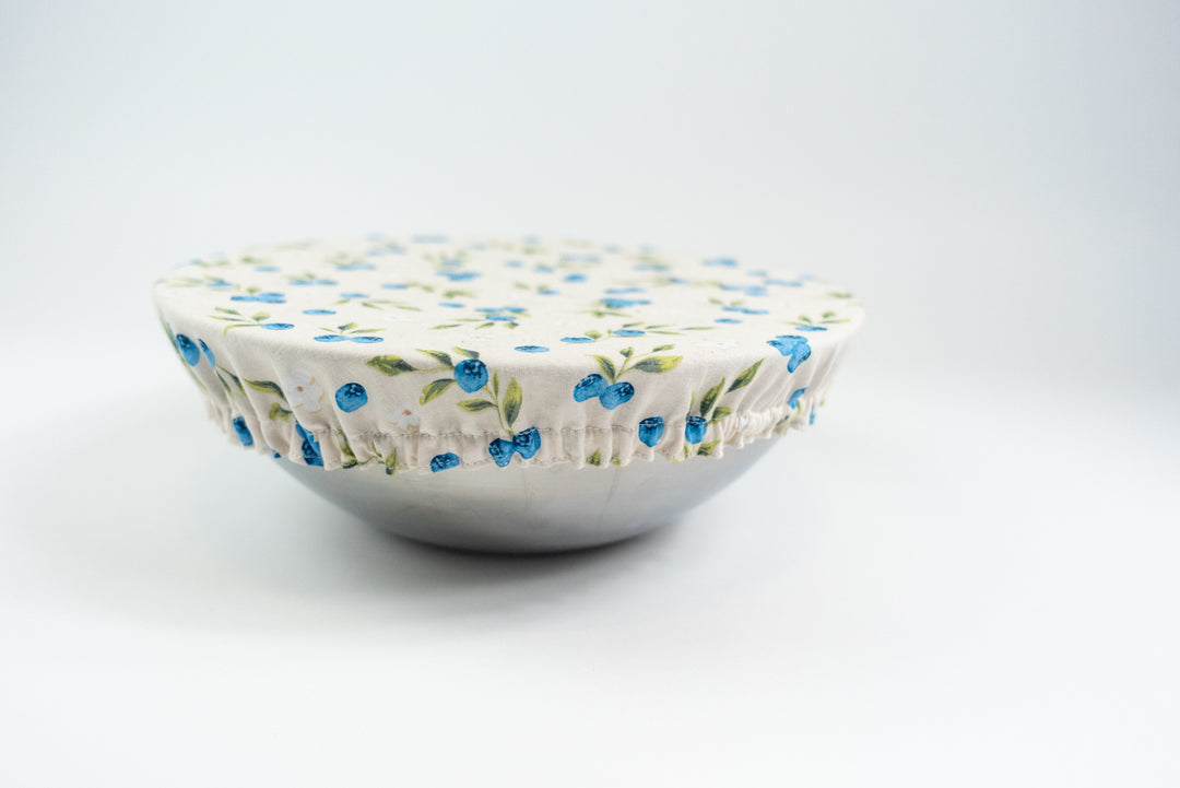 Reversible Bowl Cover – Blueberries