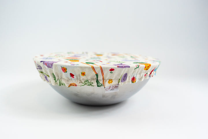 Reversible Bowl Cover – Garden Days