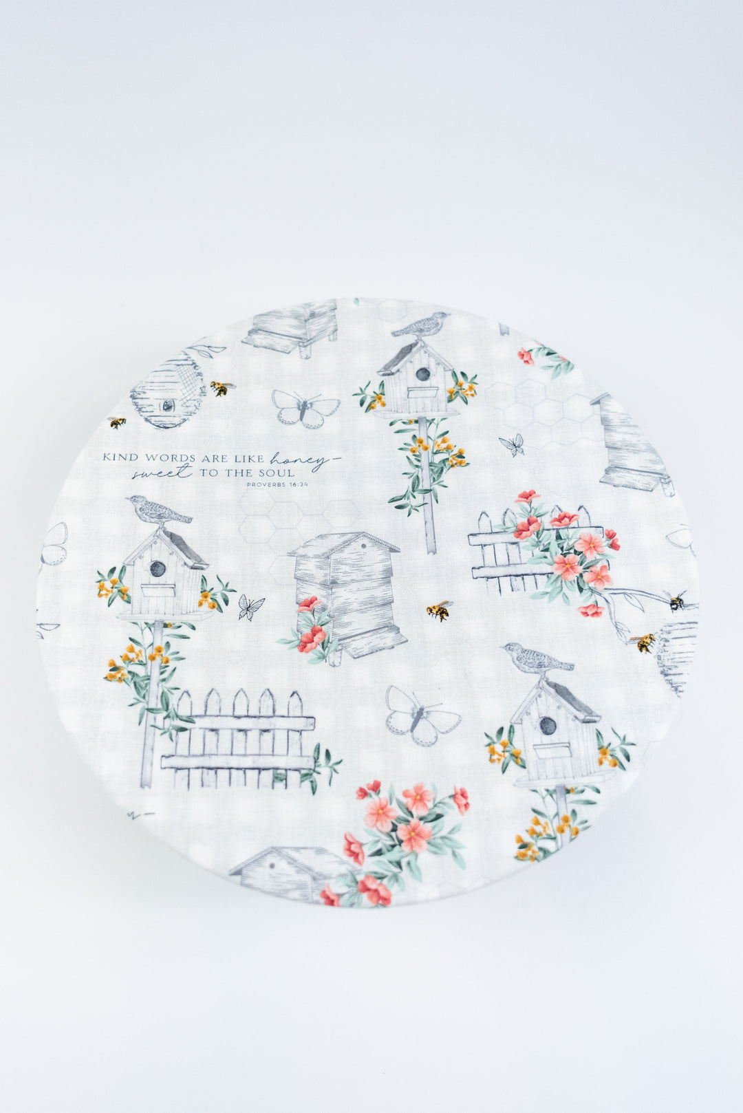 Reversible Bowl Cover – Kind Words