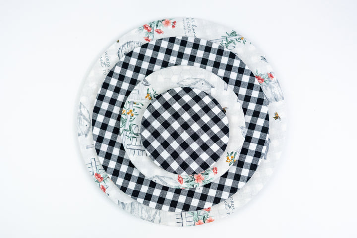 Reversible Bowl Cover – Kind Words