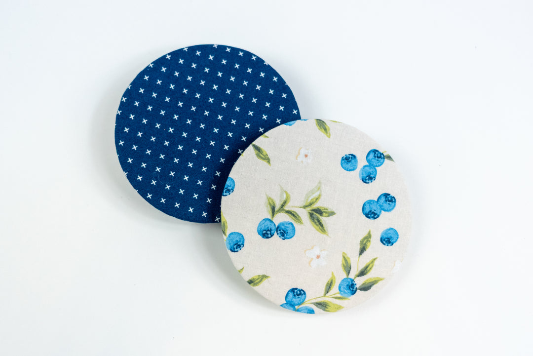 Reversible Bowl Cover – Blueberries
