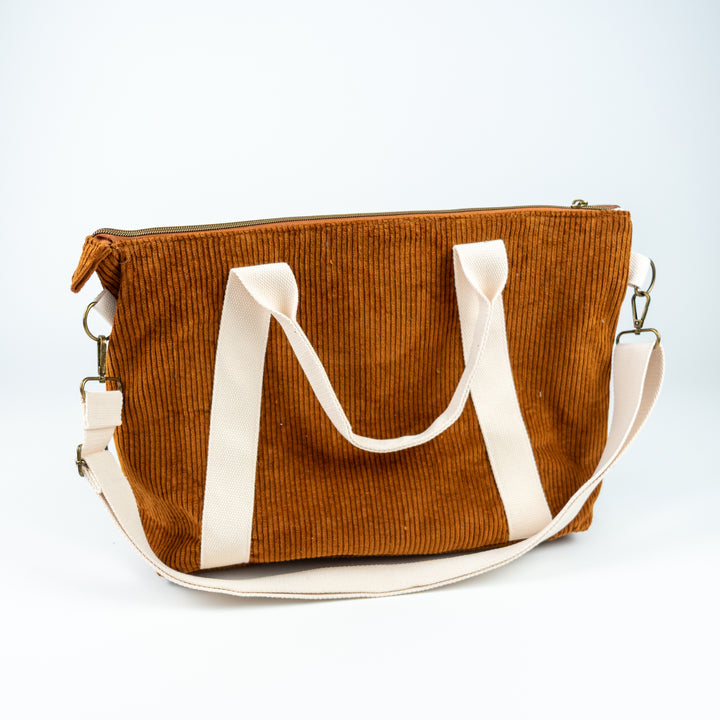 Oxbow Tote - Brown Corduroy