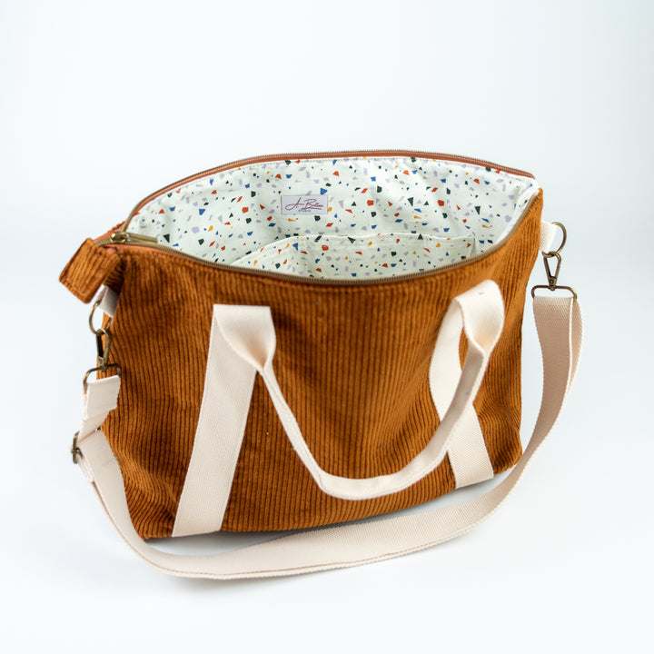 Oxbow Tote - Brown Corduroy