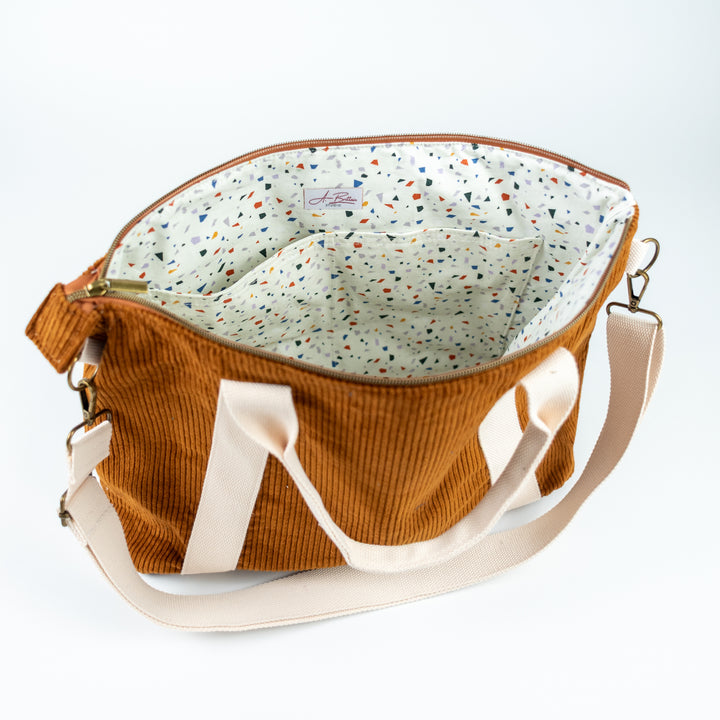 Oxbow Tote - Brown Corduroy
