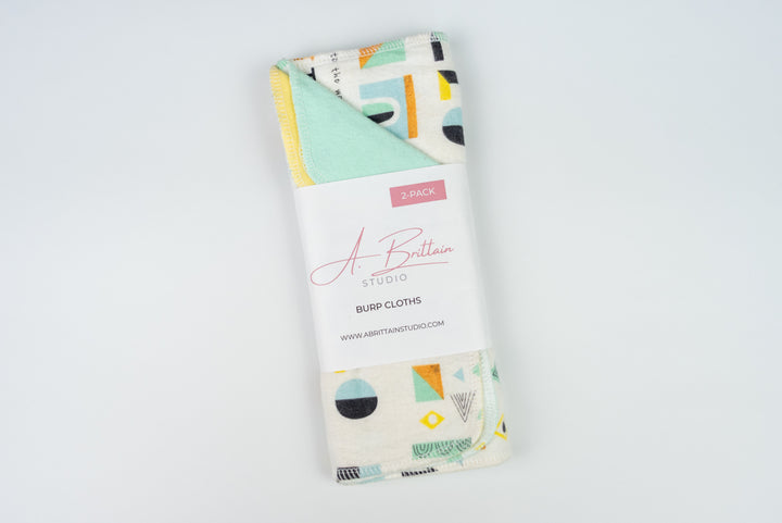 Burp Cloths - Welcome Baby