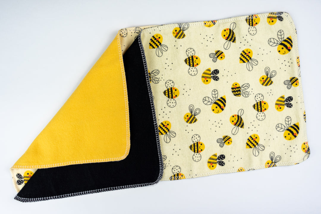 Burp Cloths - Baby Bumble Bee