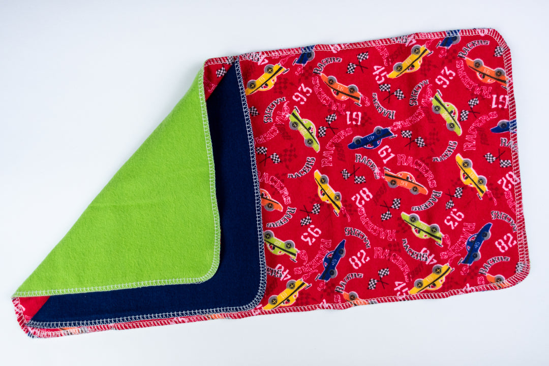 Burp Cloths - Red Racers