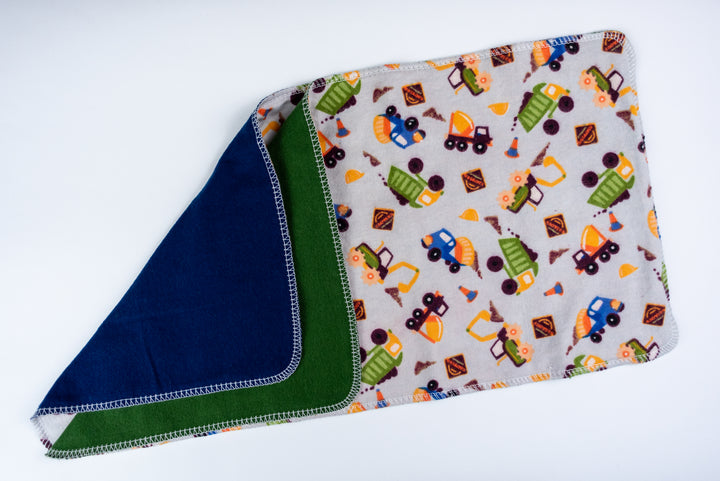 Burp Cloths - Dump Trucks