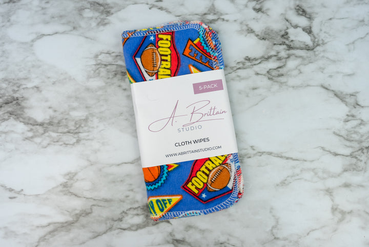 Reusable Cloth Wipes - Sports
