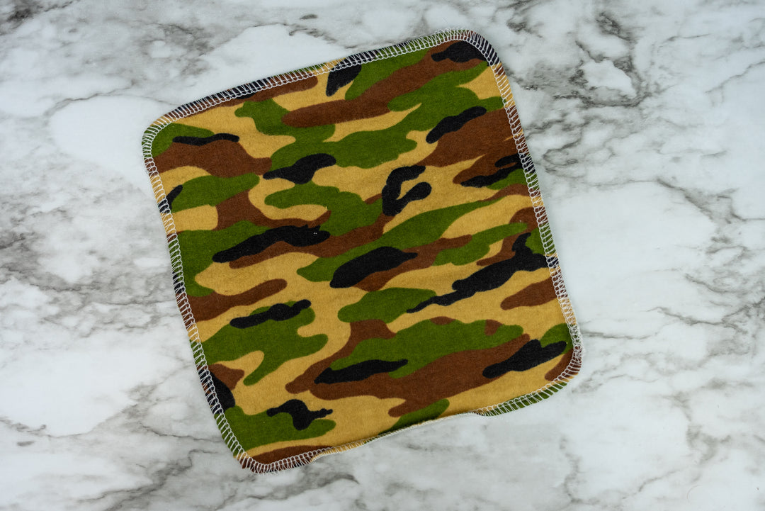 Reusable Cloth Wipes - Camo