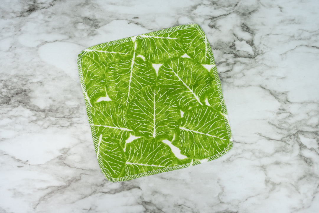 Reusable Cloth Wipes - Lettuce