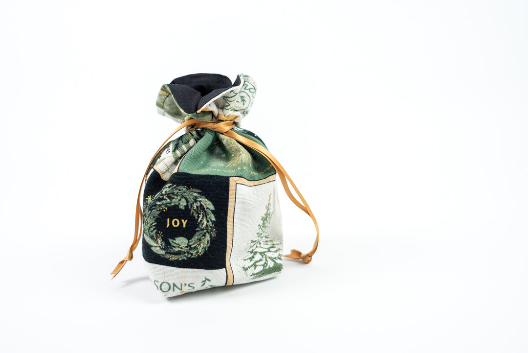 Reusable Fabric Gift Bags - Merry Christmas
