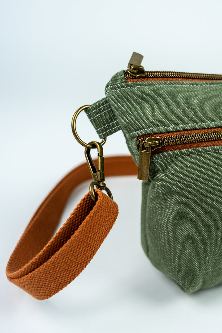 Diaper Clutch Crossbody - Green