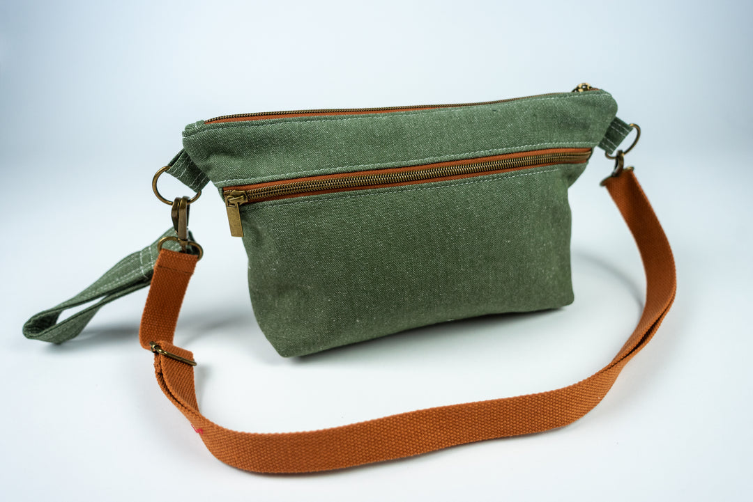 Diaper Clutch Crossbody - Green