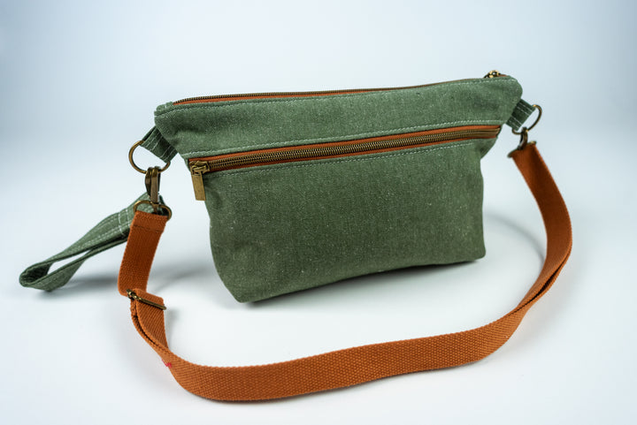 Diaper Clutch Crossbody - Green