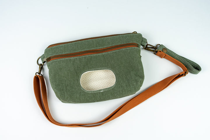 Diaper Clutch Crossbody - Green