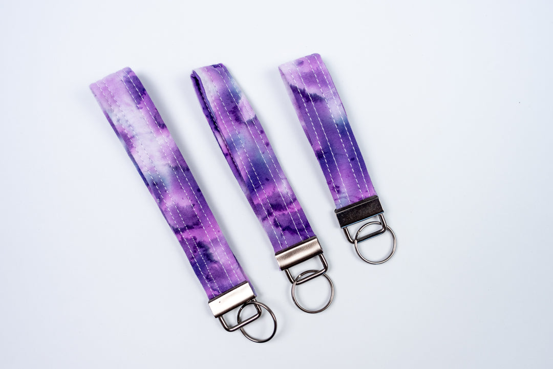 Keychains - Purple Tie Dye
