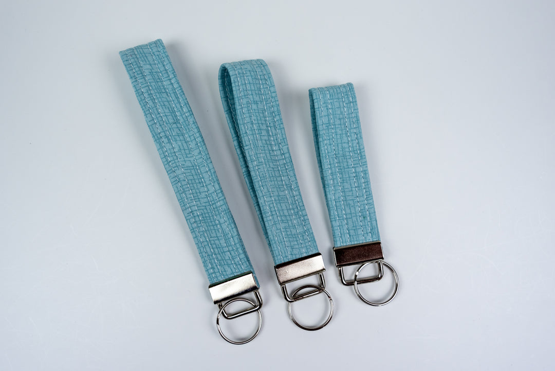 Keychains - Blue Thatched
