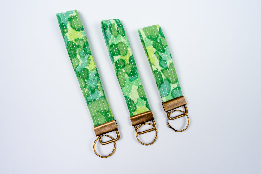 Keychains - Green Watercolors
