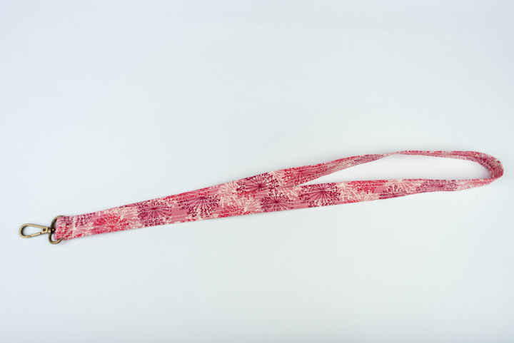 Lanyard - Pink Dandelions
