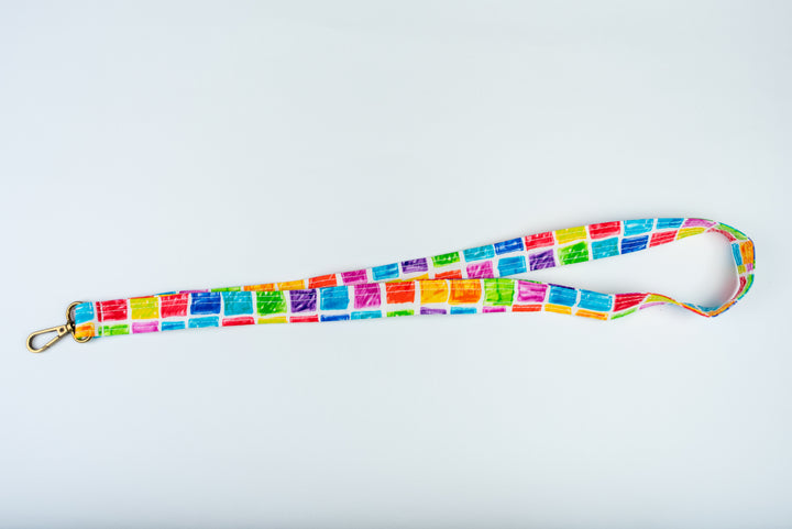 Lanyard - Bright Squares