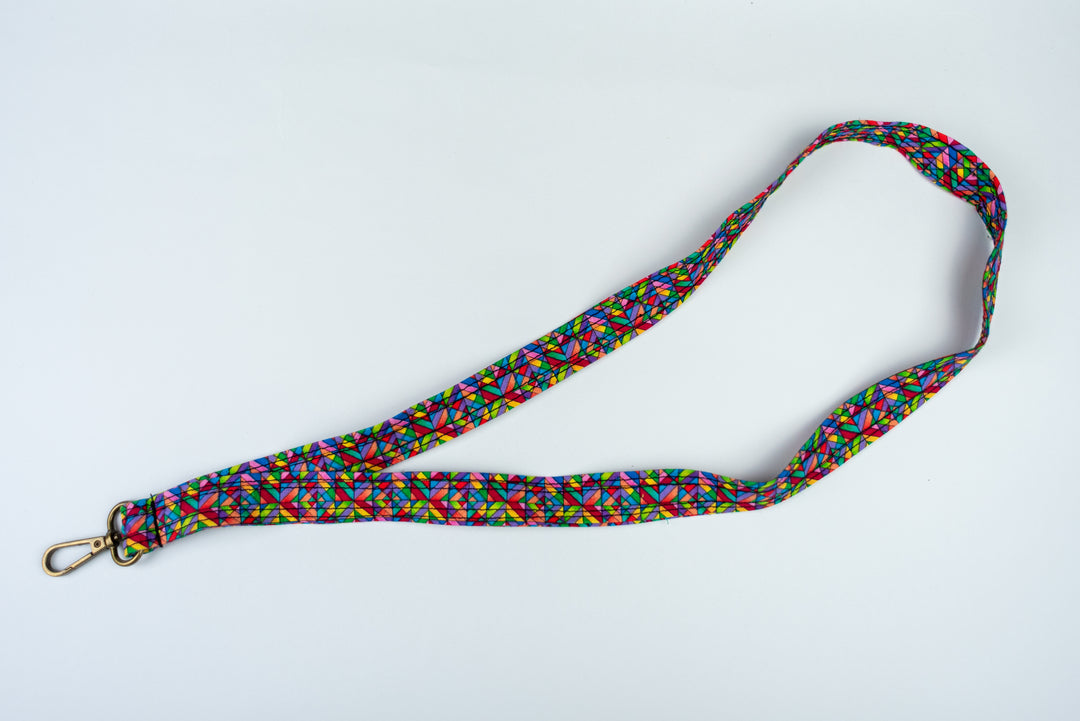 Lanyard - Multi-colored Quilt