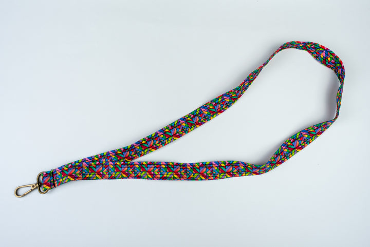 Lanyard - Multi-colored Quilt