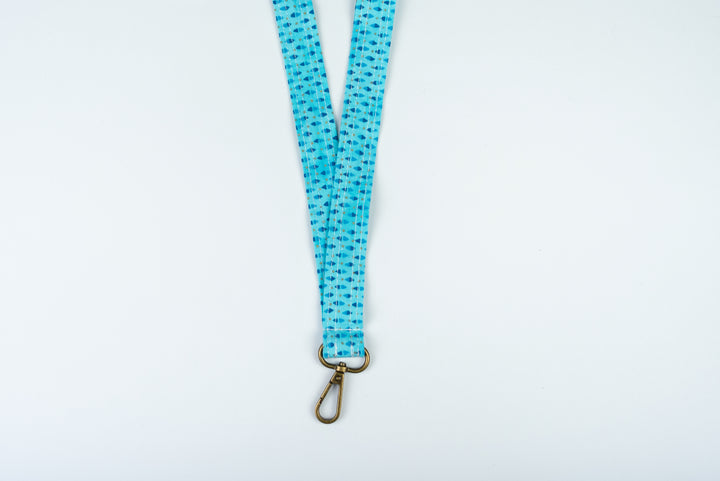 Lanyard - Blue Diamonds