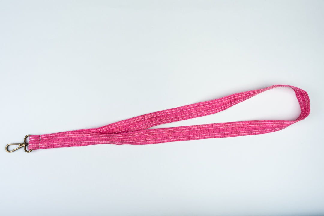 Lanyard - Pink Thatch