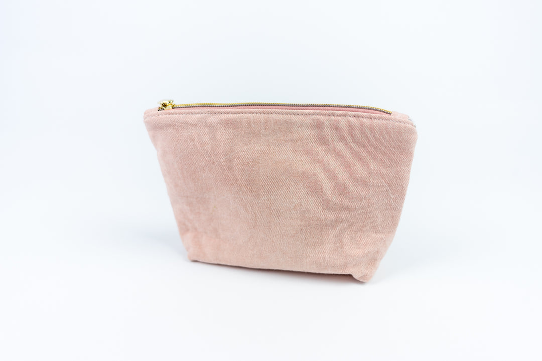 Medium Wedge Bag - Distressed Pink