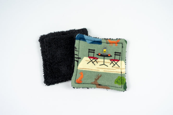 Reusable Makeup Wipes - Camping