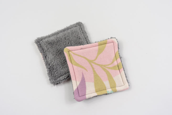 Reusable Makeup Wipes - Pastel Tropics