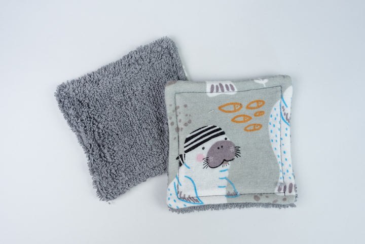 Reusable Makeup Wipes - Pirate Manatee