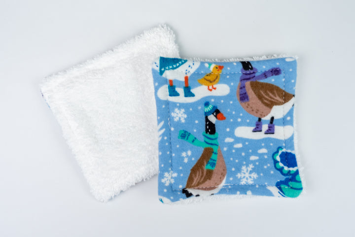 Reusable Makeup Wipes - Snow Geese
