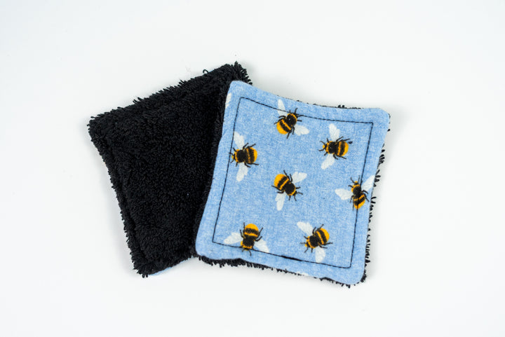 Reusable Makeup Wipes - Blue Bees
