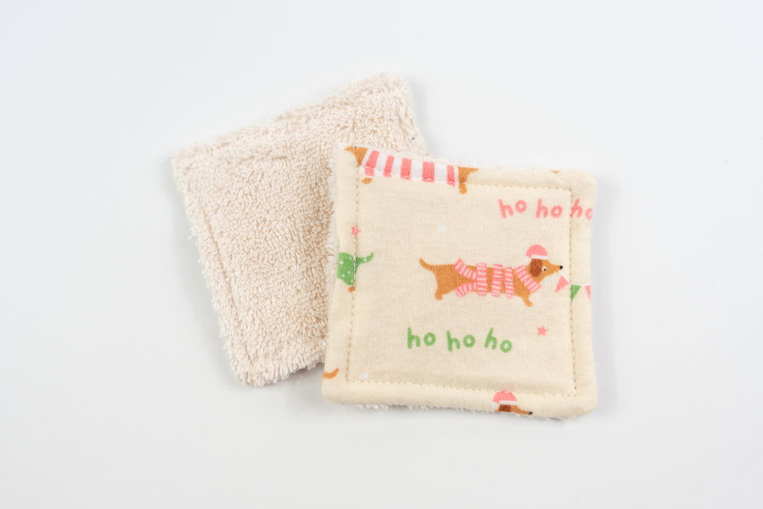 Reusable Makeup Wipes - Doxie Christmas