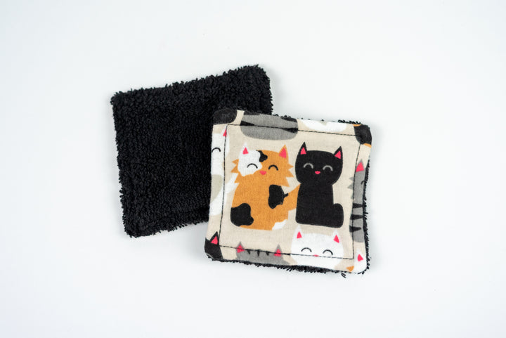 Reusable Makeup Wipes - Cute Kitties