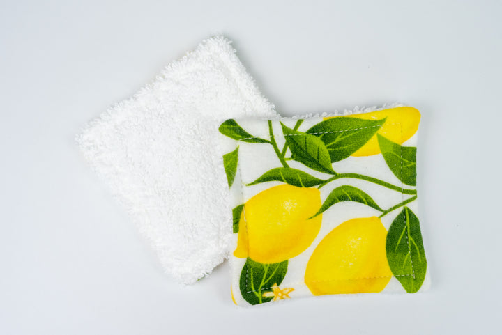 Reusable Makeup Wipes - Lemons